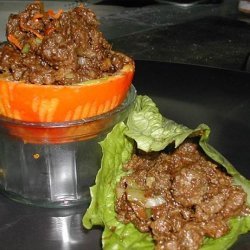 Minced Lamb With Ginger, Hoisin, and Green Onions