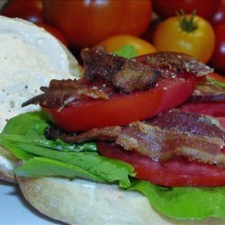 BLT With Smoked Bacon, Beefsteak Tomato, Arugula and Lemon Aioli