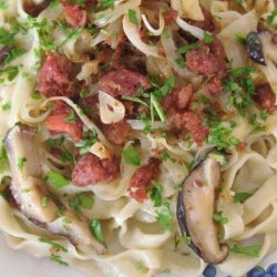 Italian Sausage and Vegetables with Gorgonzola Cream Sauce