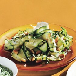 Shaved Zucchini Salad With Parmesan and Pine Nuts