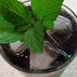 Black and Blue Mojito