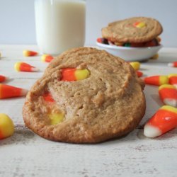 Peanut Butter Candy Corn Cookies