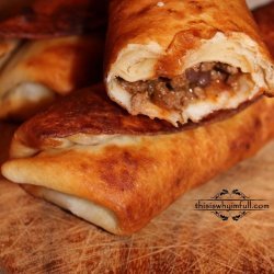 Beef and Bean Chimichangas