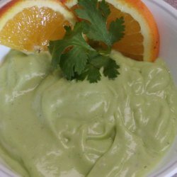 Chilled Avocado Orange Soup