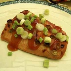 Asian Plum Broiled Salmon