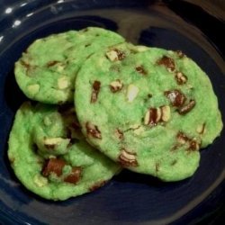 Mint Chocolate Chip Cookies