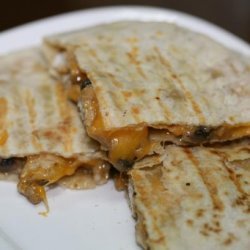 Chicken, Mushroom and Cheese Quesadillas