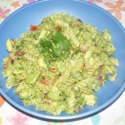 Pasta Salad With Avocado Dressing