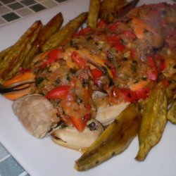 Fillet of Pork With  Mussels (Lomo De Porco Com Amêijoas)