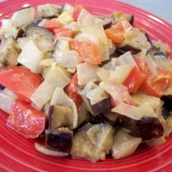 Acadia's Eggplant and Pepper W/Velveeta