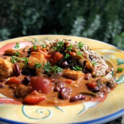 Creamy Chicken Enchilada Soup for the Crock Pot