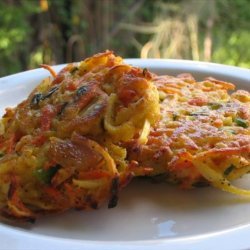 Parsnip and Carrot Latkes (Vegetable Pancakes)