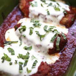 Chicken Parmesan With Fresh Mozzarella and Fresh Basil