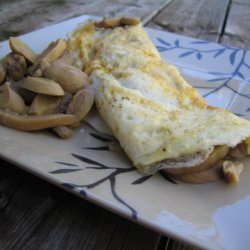 Mushroom Omelette for One