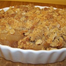 Cinnamon Oatmeal Apple Crisp