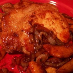 Pork Chops With Apples and Onion