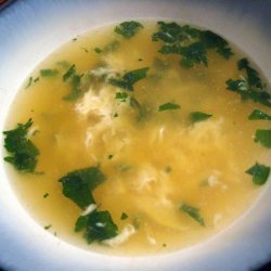 Straciatella Soup  (Italian Egg Drop Soup)