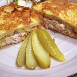 Grilled Swiss Cheese and Chicken Sandwiches