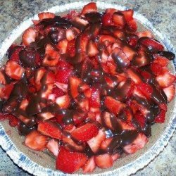 Strawberry Chocolate Nutella Pie