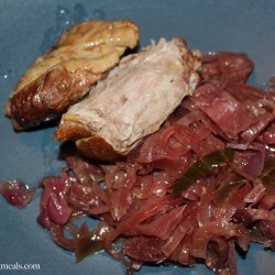 Slow Cooker Pork and Red Cabbage