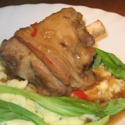 Asian Style Braised Lamb Shanks