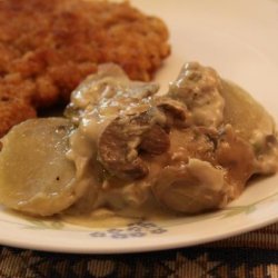 Crock Pot Mushroom Potatoes