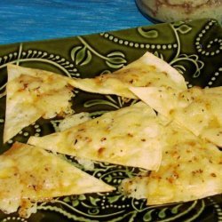 Cheesy Pita Chips