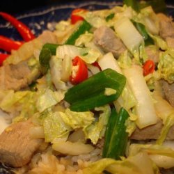 Japanese Pork and Ginger Cabbage