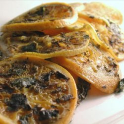 Grilled Orange Flounder