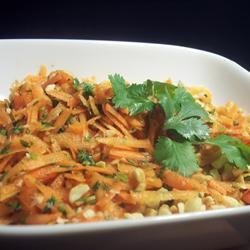 Gujarati Carrot and Peanut Salad