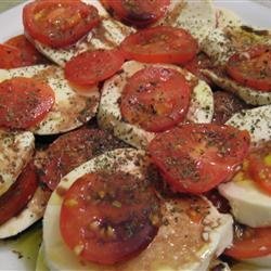 Tomato Mozzarella Salad with Balsamic Reduction