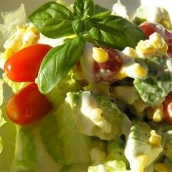 Avocado Corn Salad with Pine Nuts