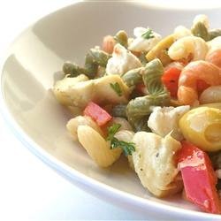 Tri-Colored Pasta with Feta Cheese