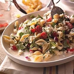 Creamy Mediterranean Pasta Salad