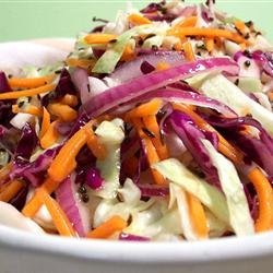 Coleslaw with Hot Caraway Vinaigrette