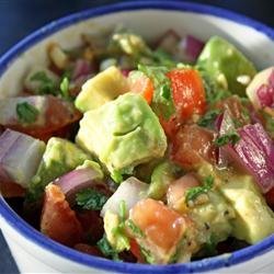 Persian-Style Tomato Avocado Salad