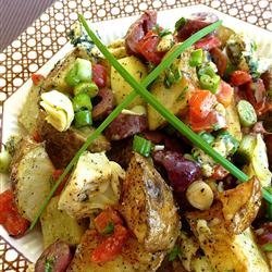 Roasted Potato Salad with Balsamic Dressing