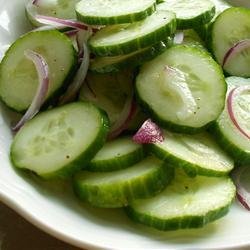 Crisp Marinated Cucumbers