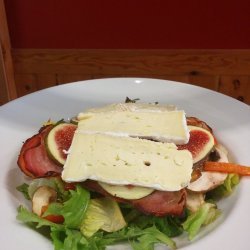 Warm Camembert Salad