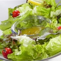 Romaine with Garlic Lemon Anchovy Dressing