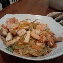 Shrimp With Tofu Stir-Fry