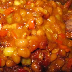 Aunt Sharon's Pork and Bean Bake