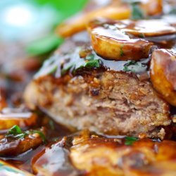 Salisbury Steaks with Mushroom-Wine Sauce