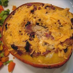 Chicken Stuffed Acorn Squash