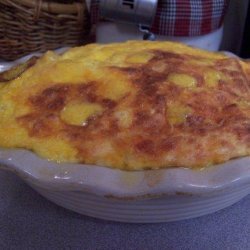 Impossible Macaroni and Cheese Pie