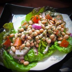 Fasulya Beeda Barda - Egyptian White Bean Salad