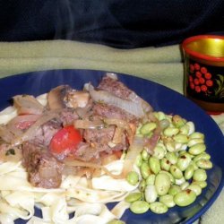 Beef Stroganoff:  Easy and Natural