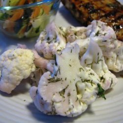 Cauliflower Marinated with Garlic etc.