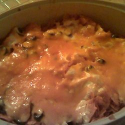 Leftover Chicken Tortilla Soup Casserole