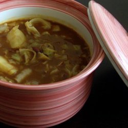 Sausage, Bean and Cabbage Soup